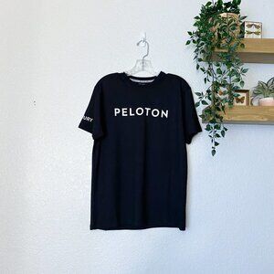 🦋 PELOTON Black Graphic Tee Size Small